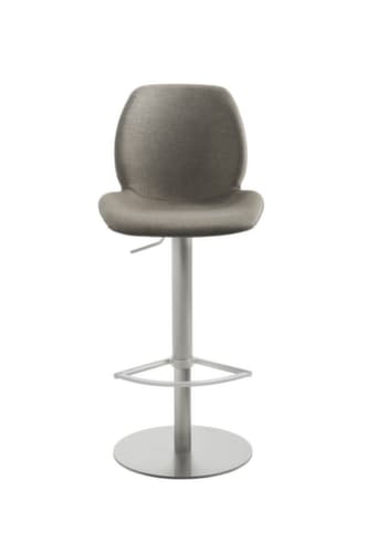 Mayer Sitzmöbel Tabouret de bar réglable en hauteur myMARCO, assise gris coquillage chiné