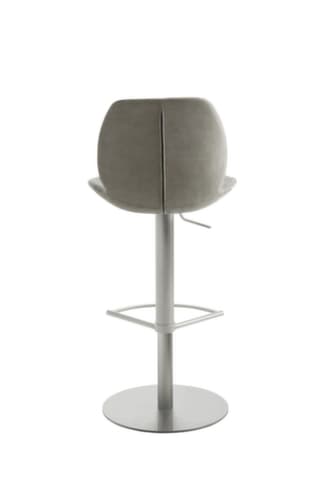 Mayer Sitzmöbel Tabouret de bar réglable en hauteur myMARCO, assise gris coquillage chiné