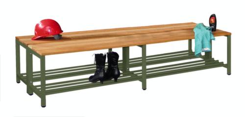 PAVOY Banc vestiaire Basis avec lames en bois