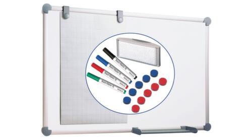 MAUL Tableau blanc MAULpro avec kit de base, hauteur x largeur 900 x 1200 mm