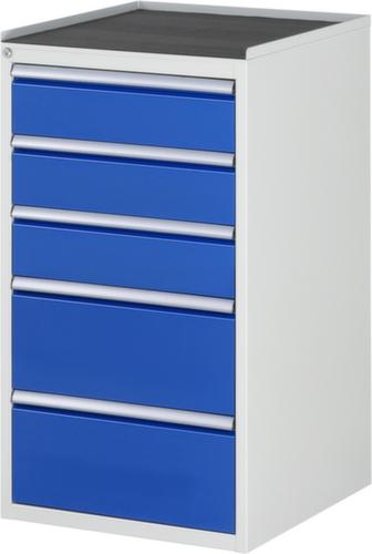 RAU Armoire à tiroirs Serie 7000, 5 tiroir(s), RAL7035 gris clair/RAL5010 bleu gentiane