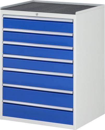 RAU Armoire à tiroirs Serie 7000, 7 tiroir(s), RAL7035 gris clair/RAL5010 bleu gentiane