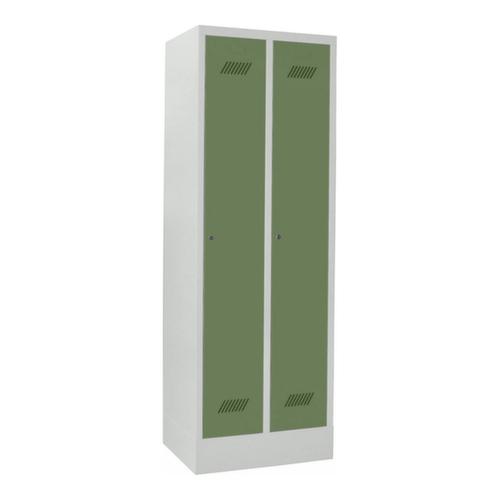 PAVOY Armoire vestiaire Basis avec 2 compartiments, largeur de compartiment 300 mm