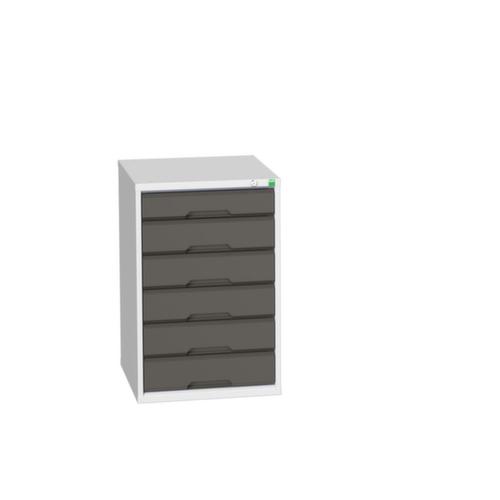 bott Armoire à tiroirs verso, 6 tiroir(s), RAL7035 gris clair/RAL7016 gris anthracite