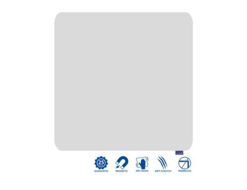 Legamaster Tableau blanc émaillé ESSENCE blanc, hauteur x largeur 1195 x 1195 mm