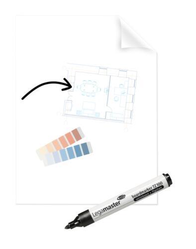 Legamaster film pour Clearboard Magic-Chart, hauteur x largeur 600 x 800 mm