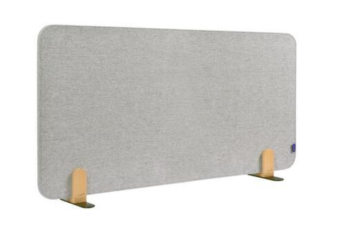 Legamaster Cloison de table insonorisante ELEMENTS, hauteur x largeur 600 x 1200 mm, paroi gris