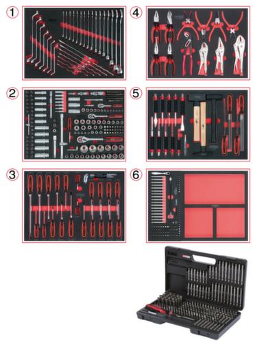 KS Tools Jeu d'inserts du système universel pour 6 tiroirs avec 598 outils de qualité supérieure