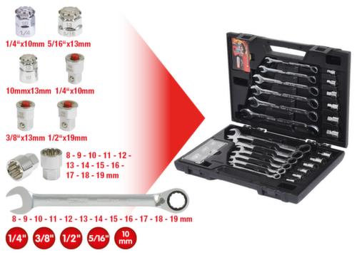 KS Tools GEARplus RINGSTOP Jeu de clés à cliquet