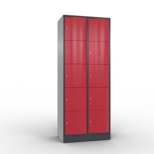 C+P armoire multicases Resisto, 10 compartiments