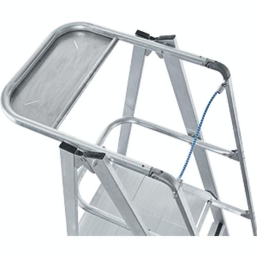 ZARGES Escabeau grande hauteur ZAP Safemaster Plus S roulant et pliable avec traverse