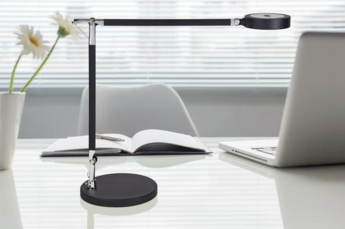 MAUL lampe de bureau à DEL avec variateur MAULgrace colour vario, lumière blanc lumière du jour à blanc chaud, argent