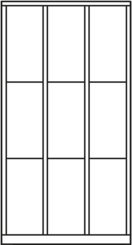 PAVOY armoire multicases Basis, 12 compartiments