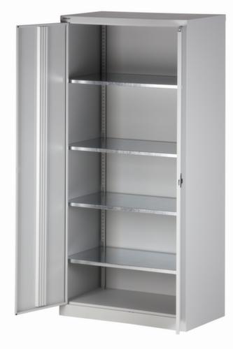 Bisley Armoire de classement Universal, 5 hauteurs des classeurs, gris clair/gris clair