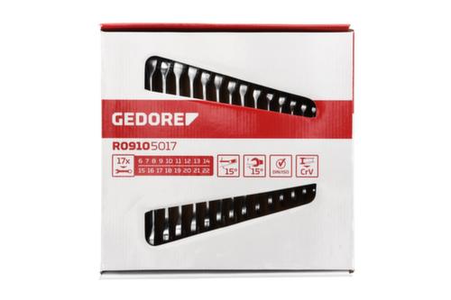 GEDORE R09105017 Jeu de clés mixtes 6-22 mm 17 pièces