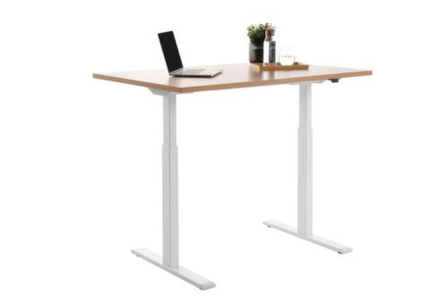 Topstar bureau à hauteur réglable électriquement E-Table Smart avec piètement en T