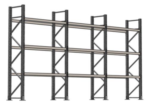 SCHULTE Rayonnage à palettes, largeur 5965 mm, pour 24 palettes