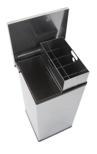 Collecteur de recyclage Carro Lift avec seau intérieur, 2 x 52,5 l