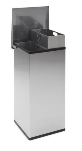 Collecteur de recyclage Carro Lift avec seau intérieur, 2 x 52,5 l