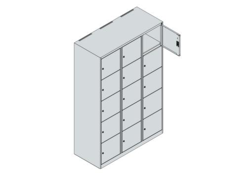 C+P armoire multicases Classic Plus, 15 compartiments