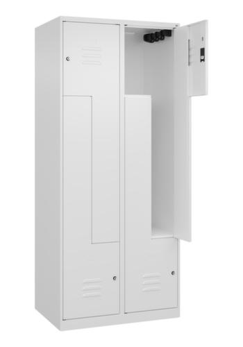 C+P Armoire vestiaire Z Classic Plus, largeur de compartiment 200/400 mm