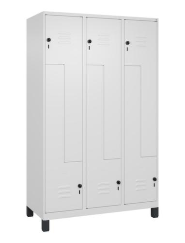 C+P Armoire vestiaire Z Classic Plus, largeur de compartiment 200/400 mm