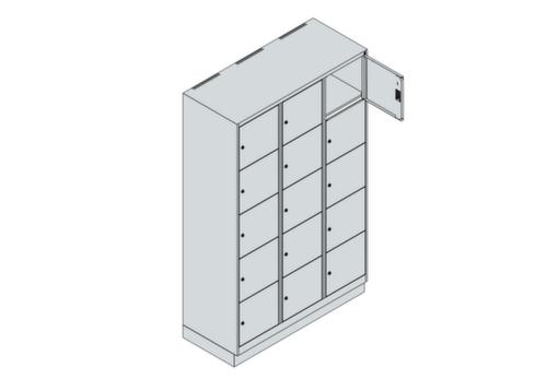 C+P armoire multicases Classic Plus, 15 compartiments