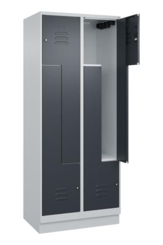 C+P Armoire vestiaire Z Classic Plus, largeur de compartiment 200/400 mm