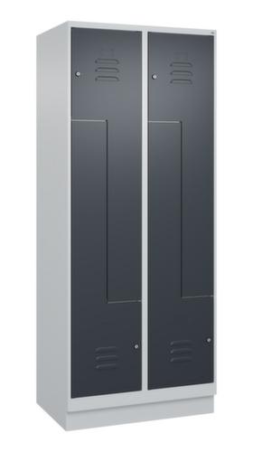 C+P Armoire vestiaire Z Classic Plus, largeur de compartiment 200/400 mm