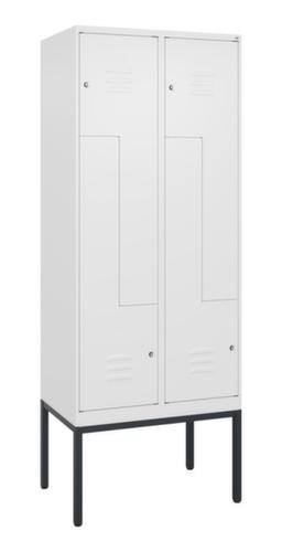 C+P Armoire vestiaire Z Classic Plus, largeur de compartiment 200/400 mm