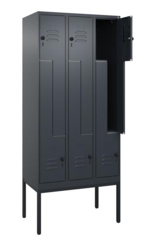 C+P Armoire vestiaire Z Classic Plus, largeur de compartiment 150/300 mm