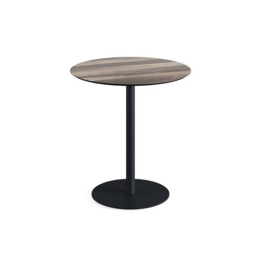 VEBA Table de bistro Essentials Urban, Ø 700 mm, panneau bois tropical