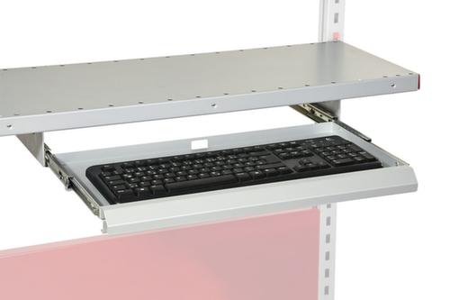 Rocholz tablette System Flex avec support clavier escamotable, largeur x profondeur 1000 x 300 mm