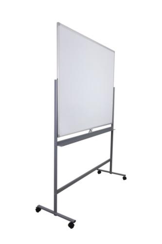 UDOBÄR Tableau blanc mobile utilisation double face avec surface d'écriture rotative, hauteur x largeur 2145 x 1580 mm