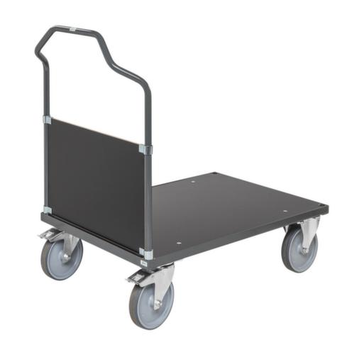 Kongamek Chariot à ridelles, force 500 kg, plateau longueur x largeur 1200 x 800 mm