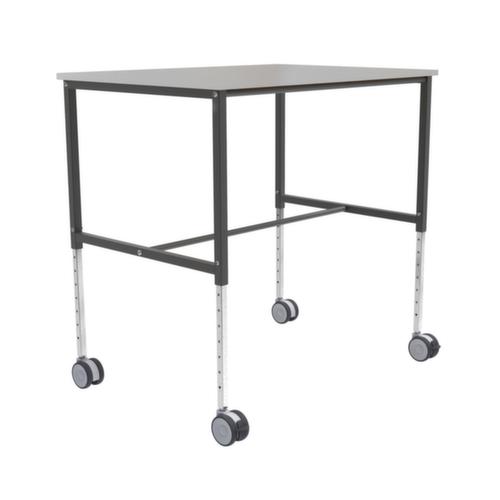 Kongamek Chariot de table réglable en hauteur 800x1140 mm, force 200 kg, 1 plateaux