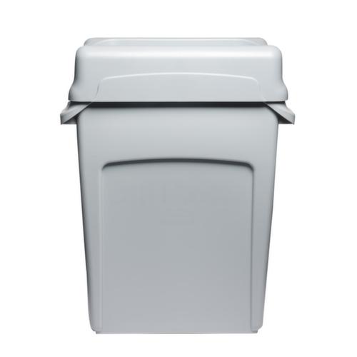 Rubbermaid Couvercle oscillant Slim Jim® pour collecteur de recyclage, gris