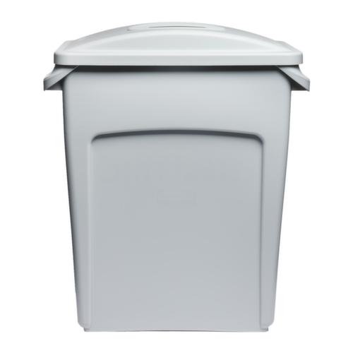 Rubbermaid Couvercle Slim Jim® avec poignée pour collecteur de recyclage, gris