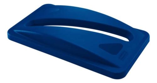 Rubbermaid capuchon de palier pour le papier Slim Jim® pour collecteur de recyclage, bleu