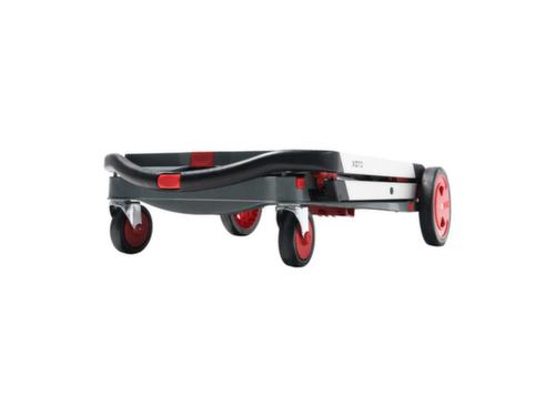 Mobile pliable CLAX, y compris boîte pliante, force 60 kg, 2 plateaux