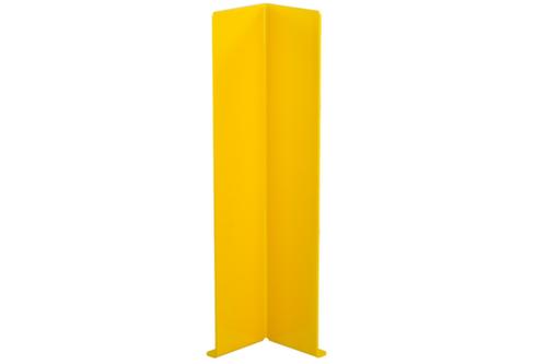 UDOBÄR Butée de protection en jaune/noir, hauteur x longueur 800 x 160 mm