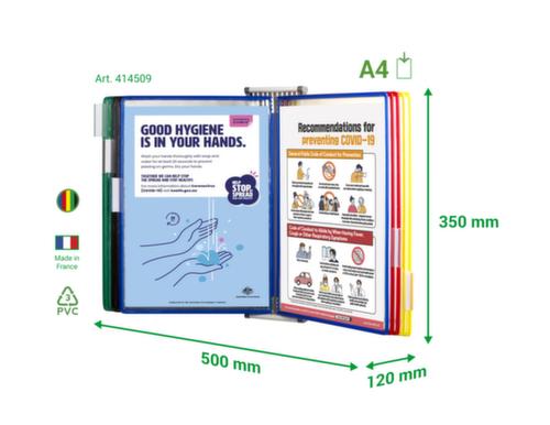 tarifold Système de consultation antibactérien STERIFOLD, avec 10 tableaux de consultation en DIN A4