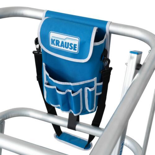 Krause escabeau grande hauteur télescopique STABILO® Professional SkyMatic avec échafaudage sur tout le pourtour