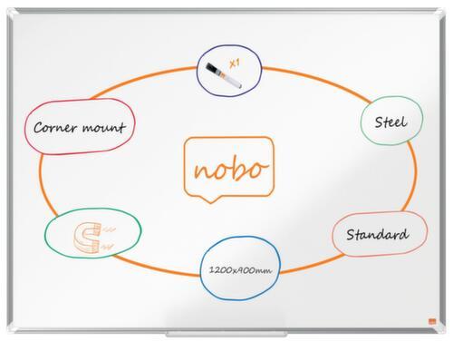 nobo Tableau blanc Premium Plus, hauteur x largeur 900 x 1200 mm