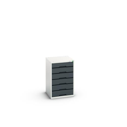 bott Armoire à tiroirs verso, 6 tiroir(s), RAL7035 gris clair/RAL7016 gris anthracite