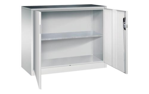 C+P Armoire mi-haute ERGO gris clair, largeur 1200 mm