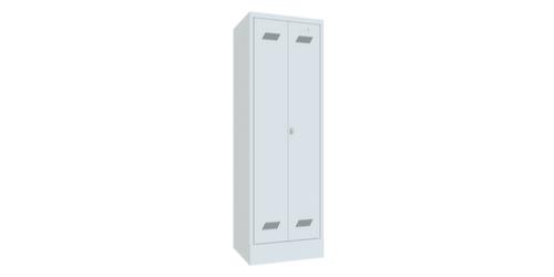 PAVOY Armoire à linge Basis RAL7035, largeur de compartiment 300 mm