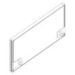 Cloison de table insonorisante RQ60 Screen / S41, hauteur x largeur 480 x 900 mm