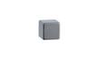 Aimant cube, argent clair, hauteur x largeur x profondeur 15 x 15 x 15 mm