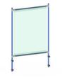 fetra Paroi de protection hygiénique pour servante d'atelier, hauteur x largeur 1410 x 910 mm